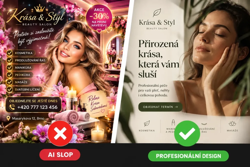 AI slop vs grafik